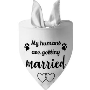 2/$15 Dog Bandana-Wedding Triangle/Adjustable-For Medium/Large-Black/Whi…